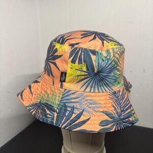 Reellife Reversible Bucket Hat Beach Hawaiian Navy Adult OSFM Fishing Outdoors